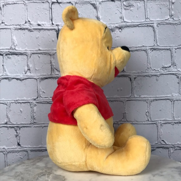 Disney Winnie The Pooh Children’s Golden Stuffed Animal Teddy Bear Plush Toy - Picture 4 of 10